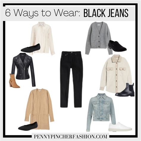 6 Outfits with Black Jeans for Spring - Penny Pincher Fashion Blog