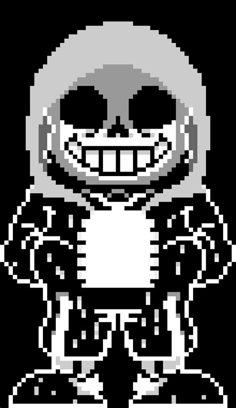 Dusttale sans gif pixel art