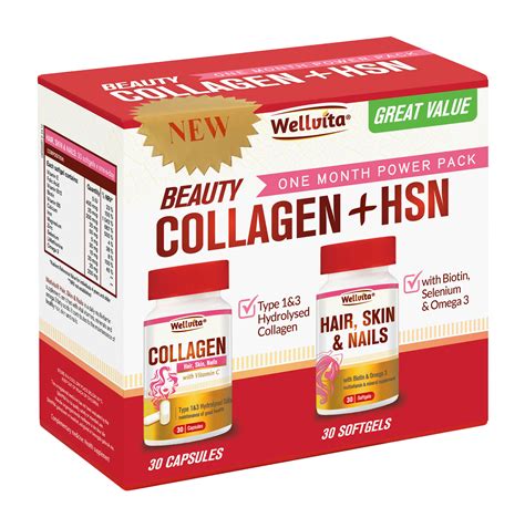 Beauty Collagen & Hair, Skin, Nails Value Pack -WELLVITA - Wellvita