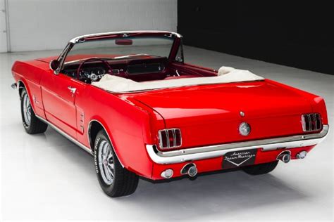 1966 Ford Mustang Red/Red Convertible 289