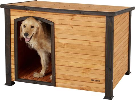 Precision Pet Products Outback Log Cabin Dog House, Large - Chewy.com