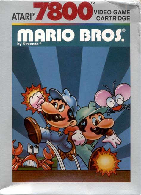 Mario Bros. (1988) Atari 7800 box cover art - MobyGames