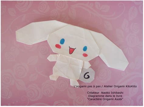 Cinnamoroll Cinnamon 1 - L'origami pas à pas / Atelier Origami KitoKito