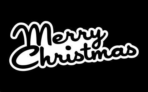 Merry Christmas text font graphic 552838 Vector Art at Vecteezy