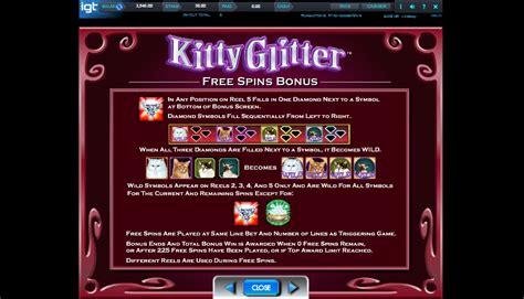 Kitty Glitter Slot Machine - Play FREE Casino Game Online by IGT