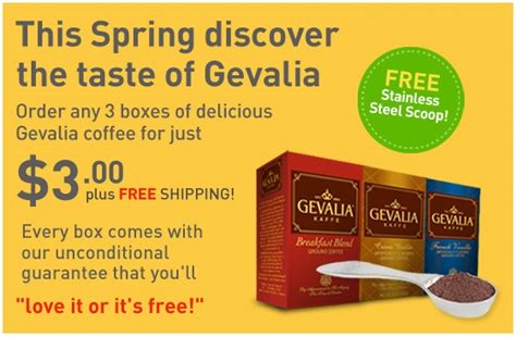 Gevalia: 3 Coffee (or Tea) Flavors for $3 + FREE Scoop - Deal Seeking Mom