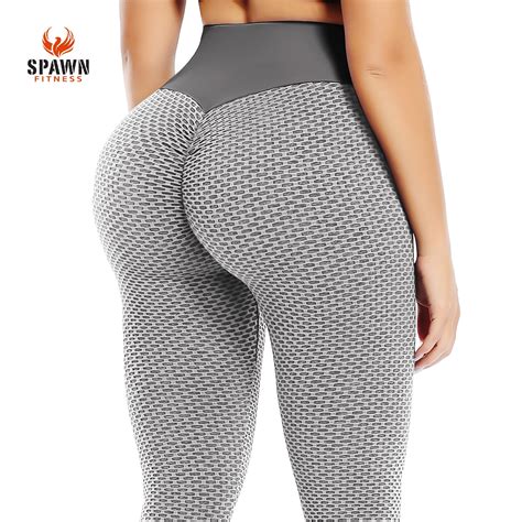 Spawn Fitness Yoga Pants TikTok Leggings for Women Scrunch Butt Lift ...