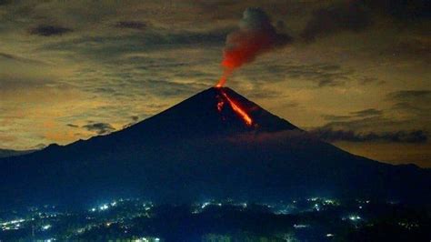 3 Jam Lava Meluncur dari Gunung Semeru, Begini Kondisi di Sekitarnya ...