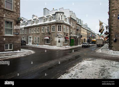 Old town Quebec City Stock Photo - Alamy