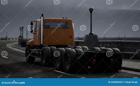 Big Lorry Truck on the Bridge Stock Photo - Image of lorry, america ...