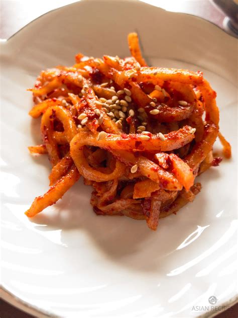 Spicy Korean Radish Kimchi – Asian Recipes At Home