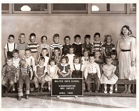Elementary School 1950 | elementary school palo alto california kindergarten class 1950 see ...
