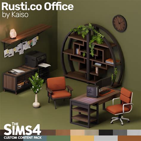 The Sims 4 Rusti.co Office 1.89.214 Download on ModfouU.com