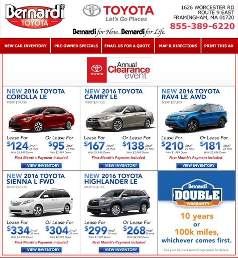 Massachusetts Toyota Dealers: Bernardi Toyota of Framingham,Mass