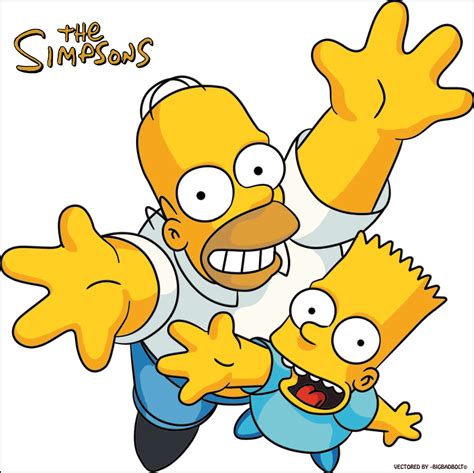 Homer and Bart: Vector by bigbadbolt on DeviantArt