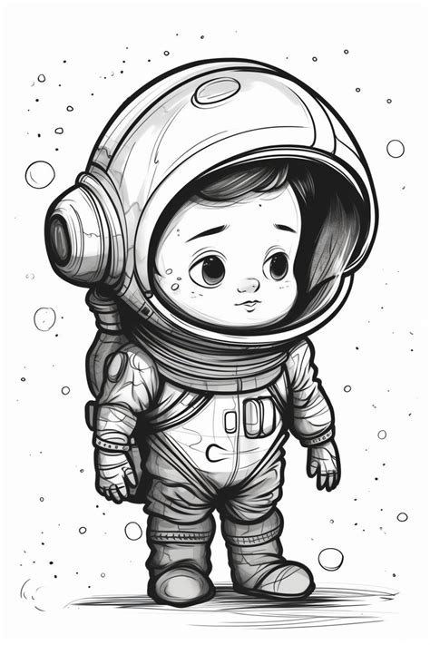 Kid astronaut outer space planets coloring sheets for kids etsy – Artofit