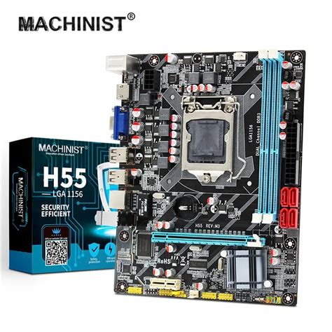 Motherboards MACHINIST H55 Motherboard Socket LGA 1156 Supports DDR3 16G And I3// CPU PCI ...