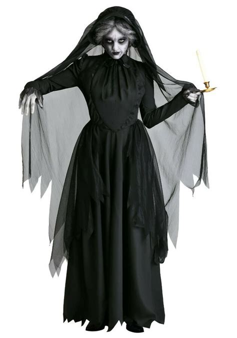 Womens Ladies Halloween Zombie Corpse Bride Costume Ghost Fancy Dress Black M-XL #Ad , #Affili ...