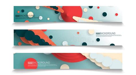 Abstract Vector Background Banner Template. Rectangular Design ...