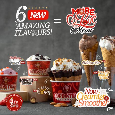 6 New Flavors! That's what Cold Stone Creamery is giving you with it's ...