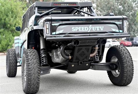 Gibson Performance Exhaust - Speed UTV, Black Ceramic Stainless Steel ...