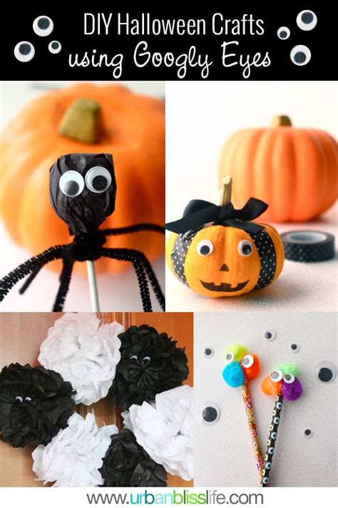 Easy DIY Halloween Crafts Using Googly Eyes - Urban Bliss Life