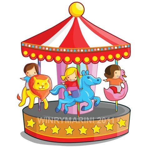 Art and Lore: Cute Merry Go Round (Carousel)