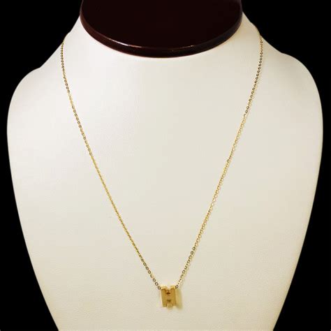 14k Yellow Gold Chain with Pendant (H)