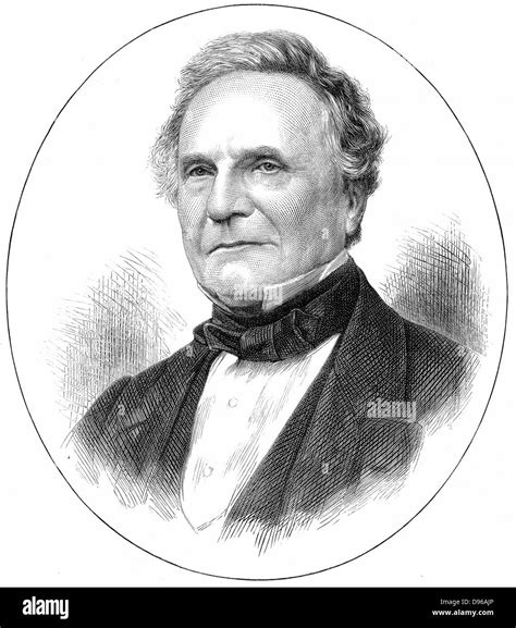 Charles Babbage (1791-1871), mathématicien anglais. Moteur de calcul de ...