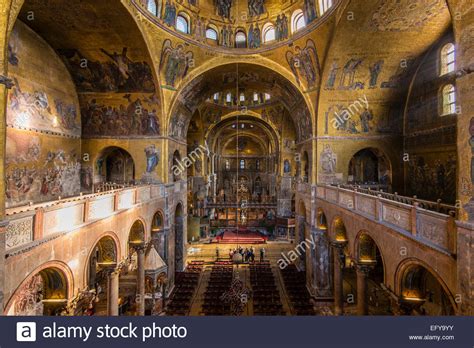 St. Mark's Basilica Venice Interior Stock Photos & St. Mark's Basilica Venice Interior Stock ...