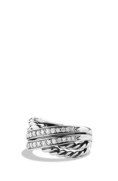 David Yurman 'Crossover' Ring with Diamonds | Nordstrom