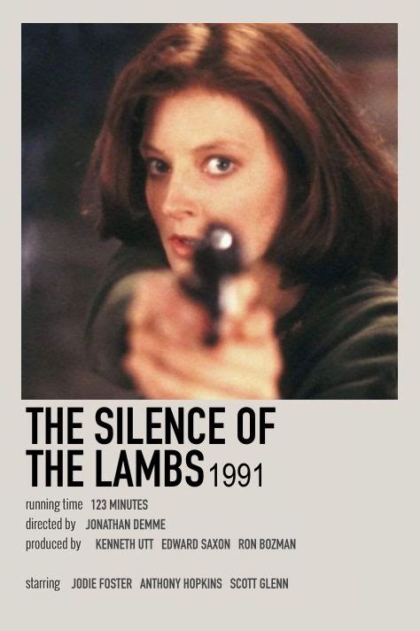 Jodie Foster Silence Of The Lambs Poster