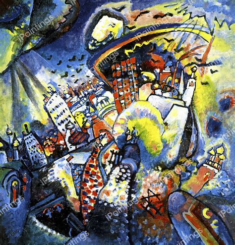 Red Square, Moscow, 1916 Painting by Wassily Kandinsky Reproduction | iPaintings.com