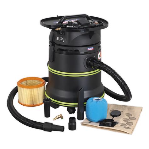 Vacuum Cleaner Industrial Dust-Free Wet/Dry 35L 1000W/230V Plastic Drum ...