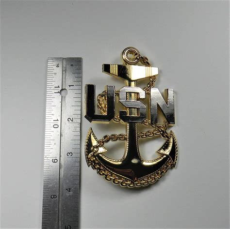 Navy Chief Large Metal Fouled Anchor 4 Inch With Pins and Frogs - Etsy