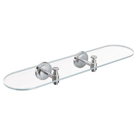 MOEN Iso Chrome Glass Shelf | The Home Depot Canada