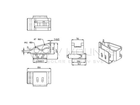 PV Wire Clips PVM-CC-07 - Solar Mounting Manufacturer