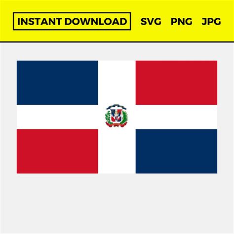 Dominican Republic Flag SVG, Dominican Republic Flag PNG, Dominican ...