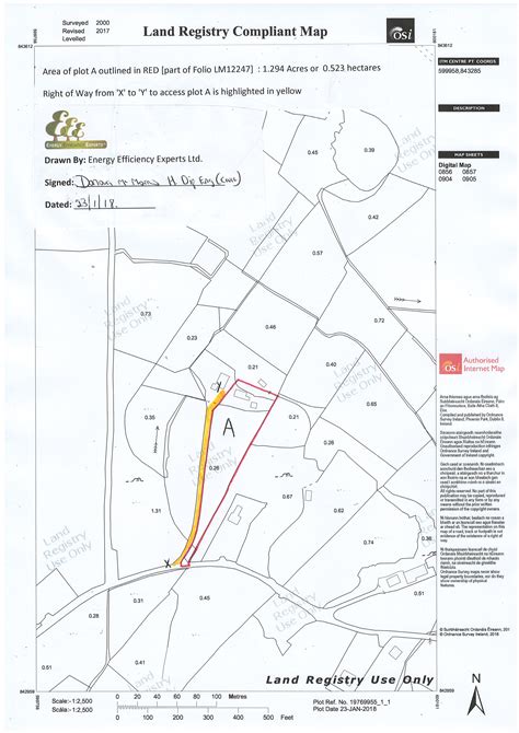 Land Registry Compliant Map Example