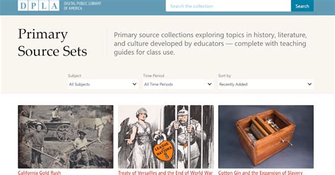 Free Technology for Teachers: Great Sets of Primary Source Documents for U.S. History Lessons