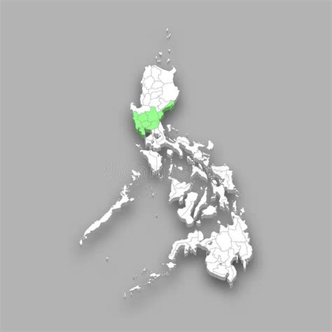 Central Luzon Region Location within Philippines Map Stock Vector ...