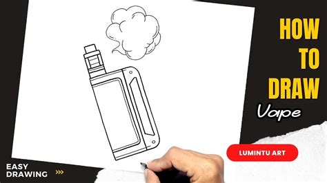 How to draw Vape - YouTube