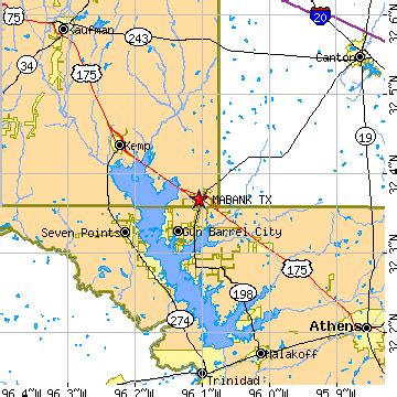 Mabank, Texas (TX) ~ population data, races, housing & economy