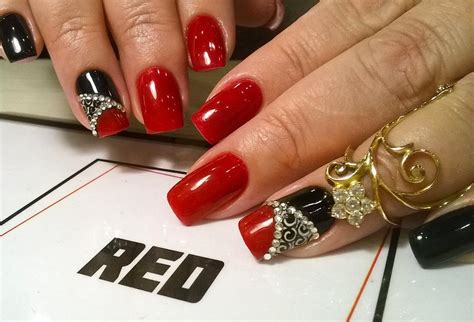 29+ Red and Black Nail Art Designs, Ideas | Design Trends - Premium PSD, Vector Downloads