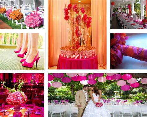 Pink and Orange Wedding Inspiration | Wedding, Pink wedding inspiration ...