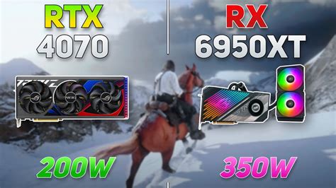 RTX 4070 vs RX 6950XT - DLSS / FSR - Ray Tracing | Test in 10 Games | - YouTube