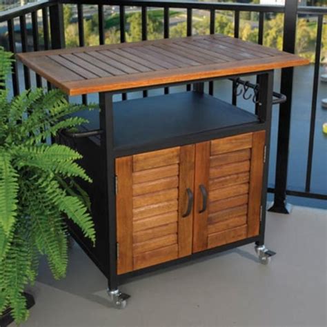 Bistro Grill Cabinet | Traditional patio furniture, Diy outdoor furniture, Outdoor kitchen ...