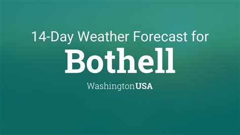 Bothell, Washington, USA 14 day weather forecast