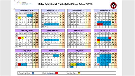 Term Dates – Carlton Primary