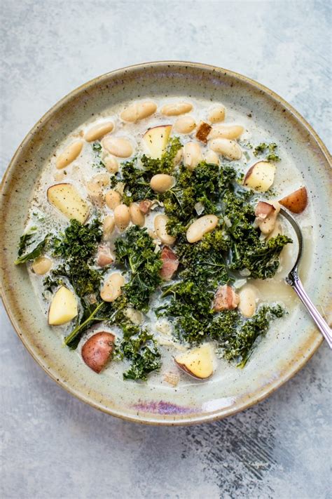 White Bean Kale Soup with Pancetta • Salt & Lavender